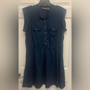 Speed Control New York dark navy blue dress sz XL